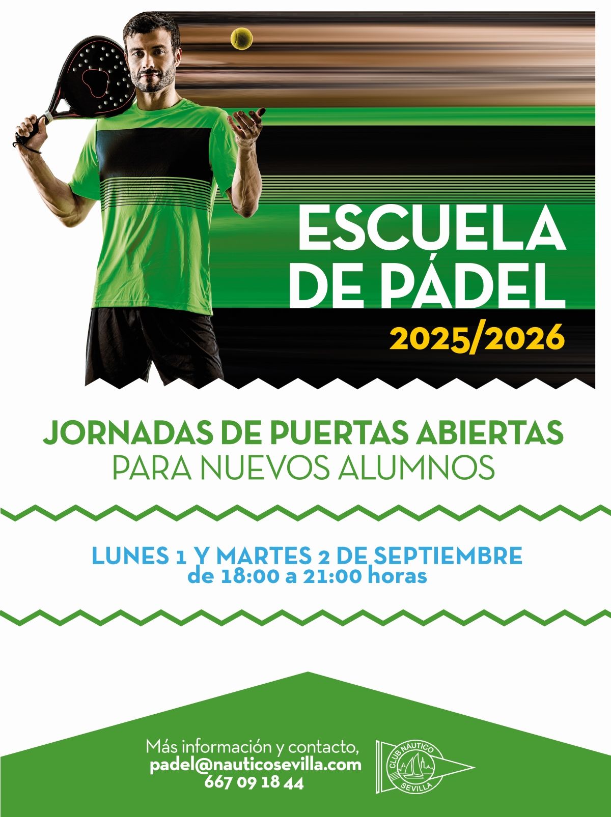 Jornadas de puertas abiertas de la Escuela de pádel