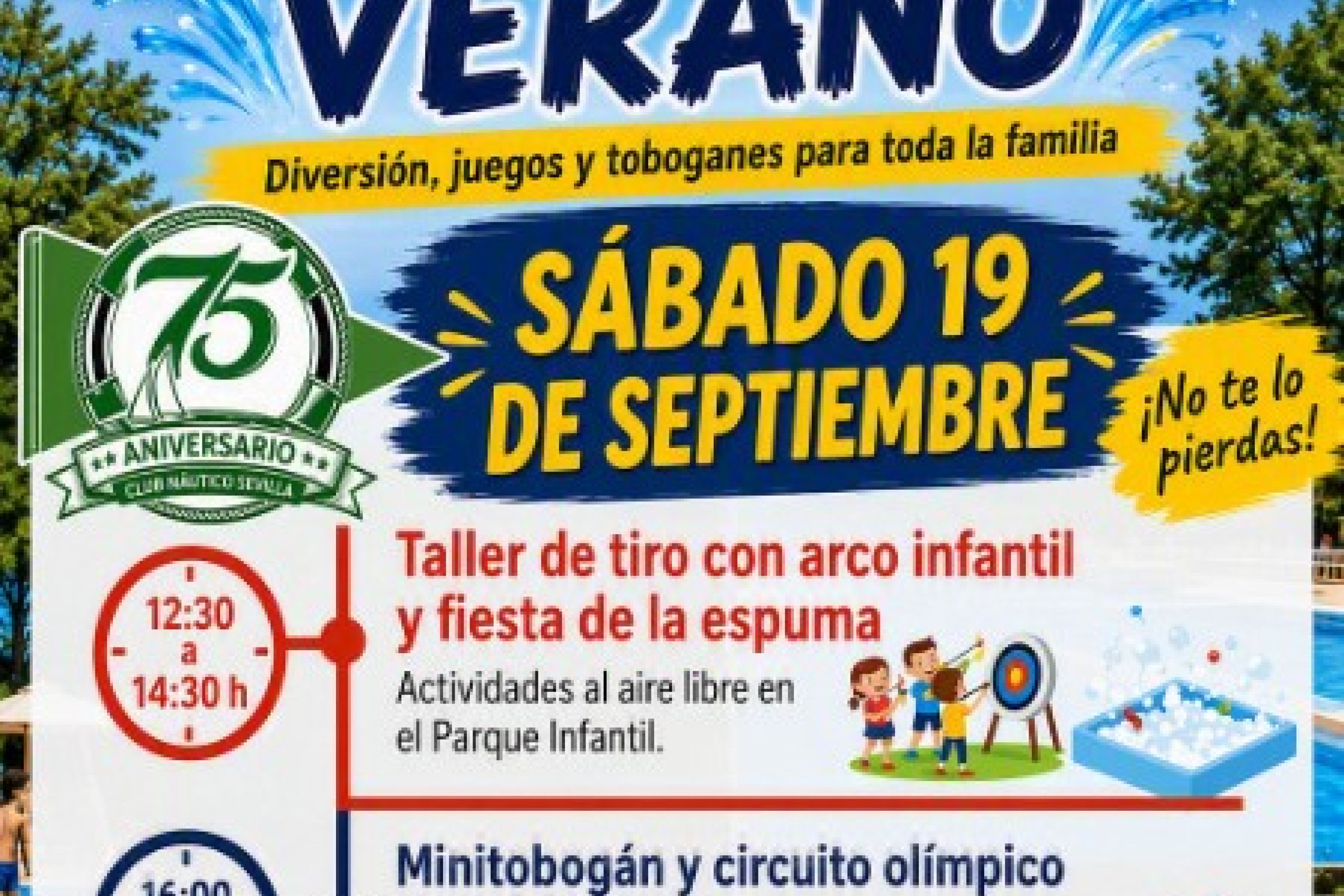Fiesta infantil de fin de la temporada de verano 2026 en el Club Náutico