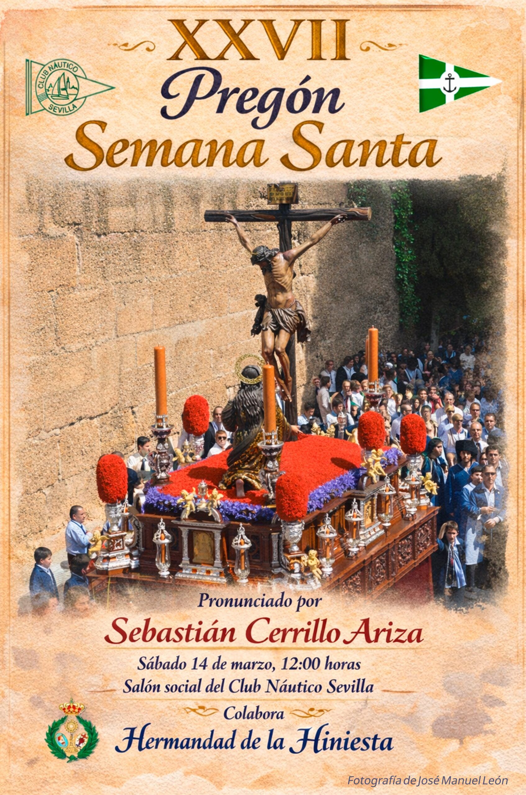 XXVII Pregón de la Semana Santa del Club Náutico Sevilla